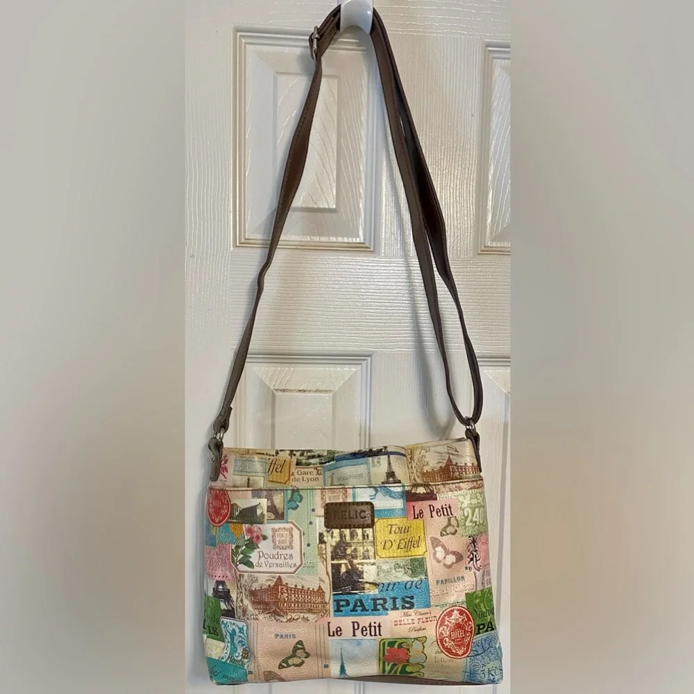 RELIC Paris inspired Crossbody Bag; adjustable strap, Perfect condition. - Picture 7 of 7